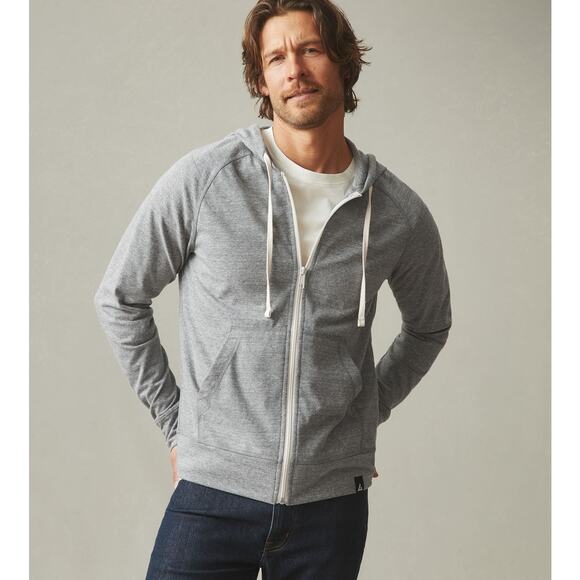 American Giant Men's Lightweight Full Zip charcoal Small - Picture 1 of 6